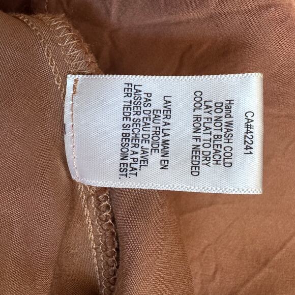 Young Fabulous and Broke Evie Satin midi Slip dress in Toffee Color size medium - Picture 12 of 16